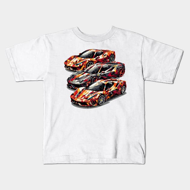 Ferrari 360 spider Kids T-Shirt by Vehicles-Art